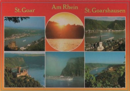 Sankt Goar - mit St. Goarshausen - ca. 1980 Sankt Goar - mit St. Goarshausen - ca. 1980