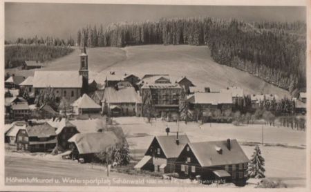 Schönwald - Wintersportplatz - 1949 Schönwald - Wintersportplatz - 1949