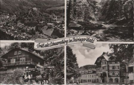Schwarzburg - mit 4 Bildern - 1957 Schwarzburg - mit 4 Bildern - 1957