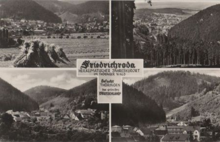 Friedrichroda - 4 Teilbilder - 1965 Friedrichroda - 4 Teilbilder - 1965