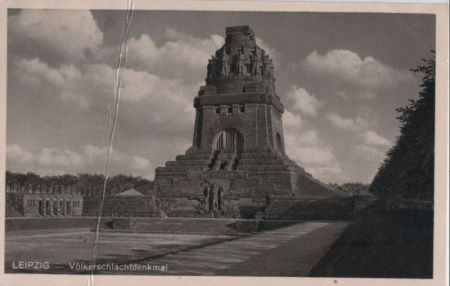 Leipzig - Völkerschlachtdenkmal - 1940 Leipzig - Völkerschlachtdenkmal - 1940