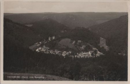 Treseburg - vom Rennsteig - 1933 Treseburg - vom Rennsteig - 1933