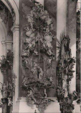 Ottobeuren - Basilika, Taufstein - ca. 1965 Ottobeuren - Basilika, Taufstein - ca. 1965