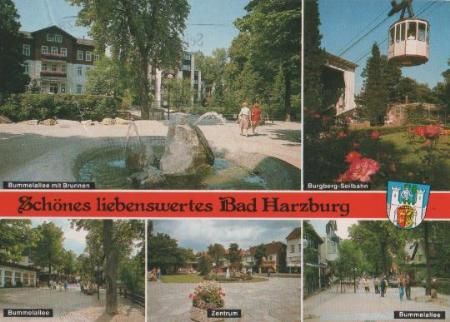 Bad Harzburg u.a. Burgberg-Seilbahn - 1993 Bad Harzburg u.a. Burgberg-Seilbahn - 1993