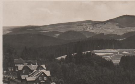 Masserberg - Blick nach der Meuselbacher Kuppe - 1963 Masserberg - Blick nach der Meuselbacher Kuppe - 1963