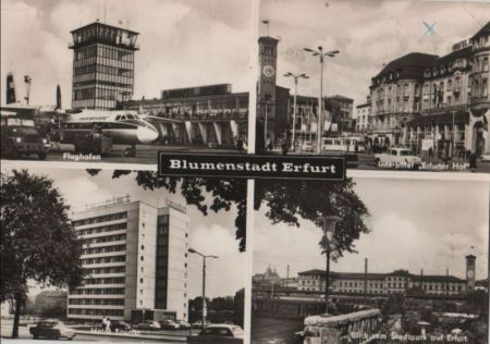 Erfurt - Blumenstadt - 1974 Erfurt - Blumenstadt - 1974