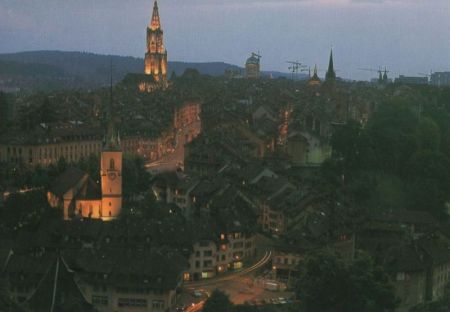 Schweiz - Bern - Blick vom Aargauerstalden - 1985 Schweiz - Bern - Blick vom Aargauerstalden - 1985