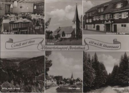 Oberreichenbach-Oberkollbach - Pension zum Adler - 1966 Oberreichenbach-Oberkollbach - Pension zum Adler - 1966