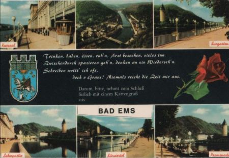 Bad Ems - u.a. Kurgarten - ca. 1970 Bad Ems - u.a. Kurgarten - ca. 1970