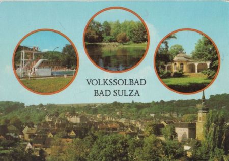 Bad Sulza - u,a, Teilansicht - 1988 Bad Sulza - u,a, Teilansicht - 1988