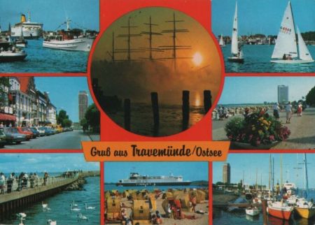 Lübeck-Travemünde - mit 8 Bildern - 1990 Lübeck-Travemünde - mit 8 Bildern - 1990