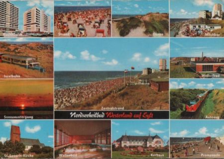 Westerland - mit 13 Bildern - ca. 1975 Westerland - mit 13 Bildern - ca. 1975