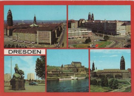 Dresden - u.a. Rathaus - 1986 Dresden - u.a. Rathaus - 1986