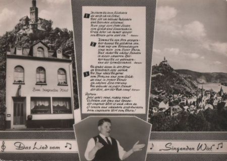 Braubach - Gaststätte zum singenden Wirt - ca. 1965 Braubach - Gaststätte zum singenden Wirt - ca. 1965