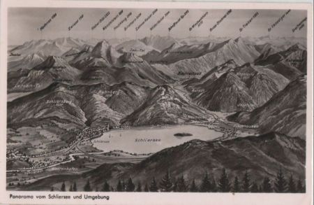 Schliersee - Umgebung, Relief - ca. 1960 Schliersee - Umgebung, Relief - ca. 1960