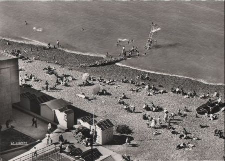 Frankreich - Saint-Valery-en-Caux - La Plage - ca. 1965 Frankreich - Saint-Valery-en-Caux - La Plage - ca. 1965