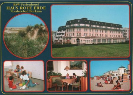Borkum - Ferienhotel Rote Erde - ca. 1995 Borkum - Ferienhotel Rote Erde - ca. 1995