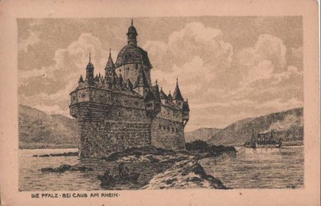 Caub - Kaub - Die Pfalz - 1931 Caub - Kaub - Die Pfalz - 1931
