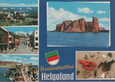 Helgoland - 5 Teilbilder - ca. 1975 Helgoland - 5 Teilbilder - ca. 1975