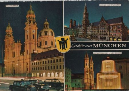 München - u.a. Universitätsbrunnen - 1970 München - u.a. Universitätsbrunnen - 1970