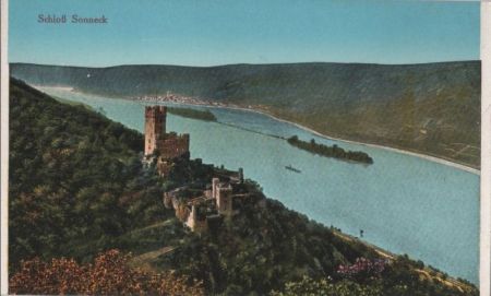 Niederheimbach, Burg Sooneck - ca. 1920 Niederheimbach, Burg Sooneck - ca. 1920