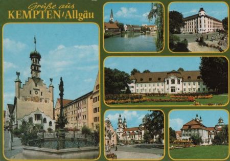 Kempten - mit 6 Bildern - 1989 Kempten - mit 6 Bildern - 1989
