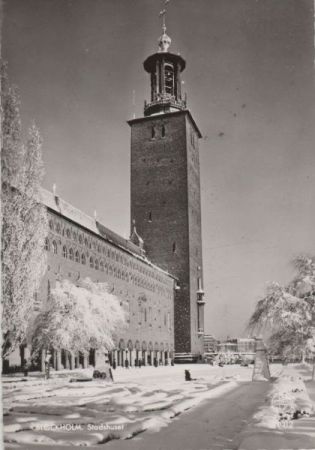 Schweden - Stockholm - Stadshuset - 1960 Schweden - Stockholm - Stadshuset - 1960
