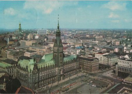 Hamburg - Rathaus und Innenstadt - 1968 Hamburg - Rathaus und Innenstadt - 1968