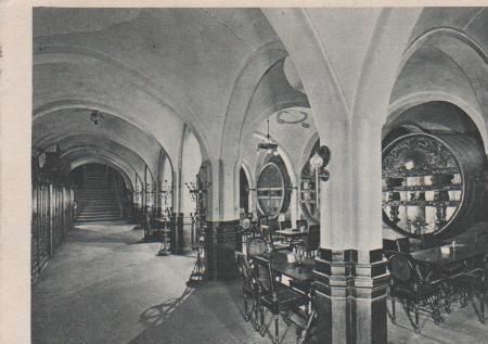 Bremen Ratskeller - Grosse Halle - 1929 Bremen Ratskeller - Grosse Halle - 1929