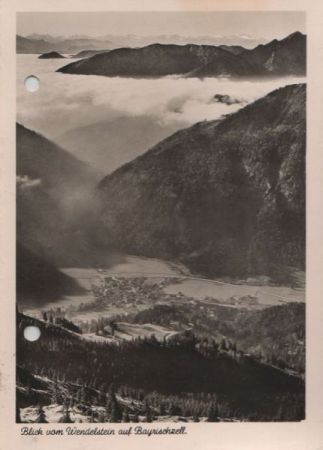 Bayrischzell - Blick vom Wendelstein - ca. 1960 Bayrischzell - Blick vom Wendelstein - ca. 1960