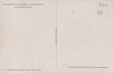 Grindelwald - Schweiz - Bachläger Grindelwald - Schweiz - Bachläger