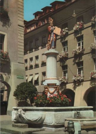 Schweiz - Bern - Mosesbrunnen - 1985 Schweiz - Bern - Mosesbrunnen - 1985