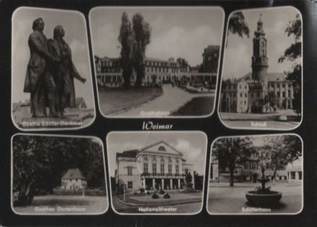 Weimar - u.a. Goethehaus - 1965 Weimar - u.a. Goethehaus - 1965
