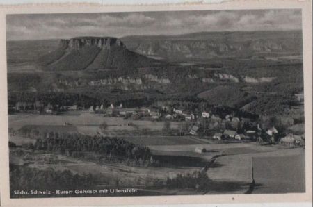 Gohrisch - mit Lilienstein - 1956 Gohrisch - mit Lilienstein - 1956