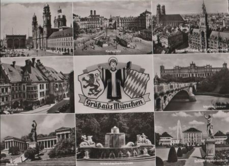 München - u.a. Karlsplatz - 1957 München - u.a. Karlsplatz - 1957