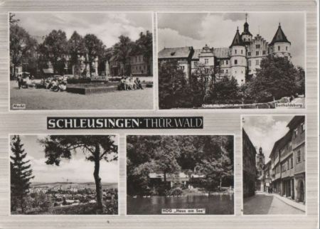 Schleusingen - mit 5 Bildern - 1968 Schleusingen - mit 5 Bildern - 1968