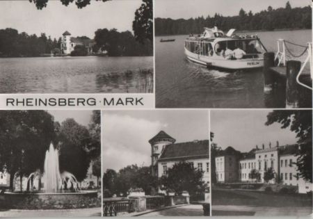 Rheinsberg - mit 5 Bildern - 1986 Rheinsberg - mit 5 Bildern - 1986