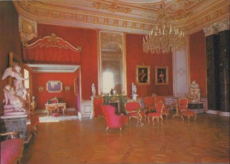 Potsdam - Sanssouci, Orangerie, Malachitzimmer - 1984 Potsdam - Sanssouci, Orangerie, Malachitzimmer - 1984