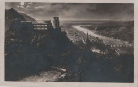 Heidelberg - vom Wolfsbrunnenweg - ca. 1935 Heidelberg - vom Wolfsbrunnenweg - ca. 1935