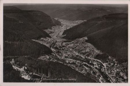 Bad Wildbad - mit Sommerberg - 1952 Bad Wildbad - mit Sommerberg - 1952