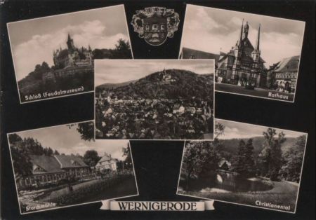 Wernigerode - u.a. Christianental - ca. 1965 Wernigerode - u.a. Christianental - ca. 1965