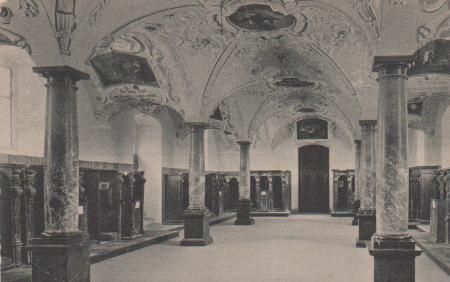 Schweiz - Stift Einsiedeln - Beichtkirche gg. Eingang - ca. 1935 Schweiz - Stift Einsiedeln - Beichtkirche gg. Eingang - ca. 1935