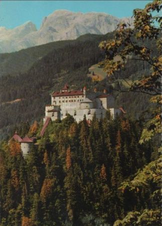 Österreich - Hochkönig - mit Burg Hohenwerfen - ca. 1980 Österreich - Hochkönig - mit Burg Hohenwerfen - ca. 1980