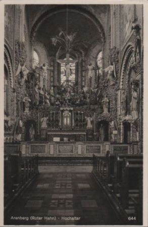 Koblenz-Arenberg - Roter Hahn, Hochaltar - 1934 Koblenz-Arenberg - Roter Hahn, Hochaltar - 1934