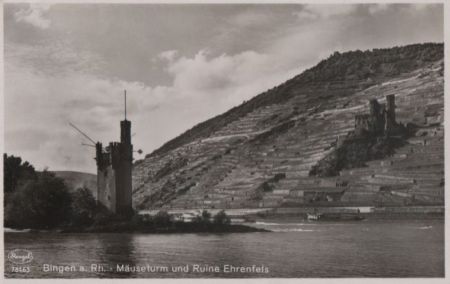 Bingen - Mäuseturm - ca. 1955 Bingen - Mäuseturm - ca. 1955