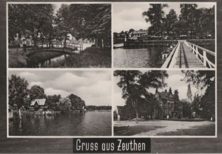 Zeuthen - 4 Teilbilder - 1970 Zeuthen - 4 Teilbilder - 1970