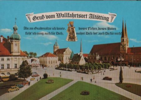 Altötting - Kapellplatz - ca. 1980 Altötting - Kapellplatz - ca. 1980