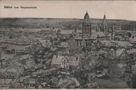 Mainz - vom Stephansdom - ca. 1930 Mainz - vom Stephansdom - ca. 1930