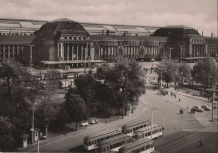 Leipzig - Hauptbahnhof - 1961 Leipzig - Hauptbahnhof - 1961