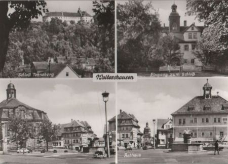 Waltershausen - u.a. Eingang zum Schloß - 1982 Waltershausen - u.a. Eingang zum Schloß - 1982